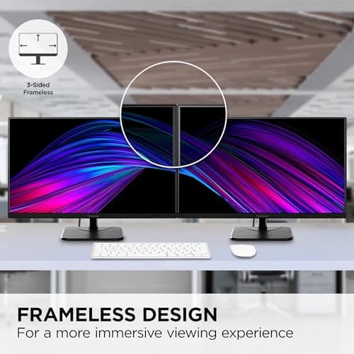 ViewSonic VA2756-4K-MHD 27 Inch IPS 4K Monitor with Ultra-Thin Bezels, HDMI and DisplayPort Inputs for Home and Office