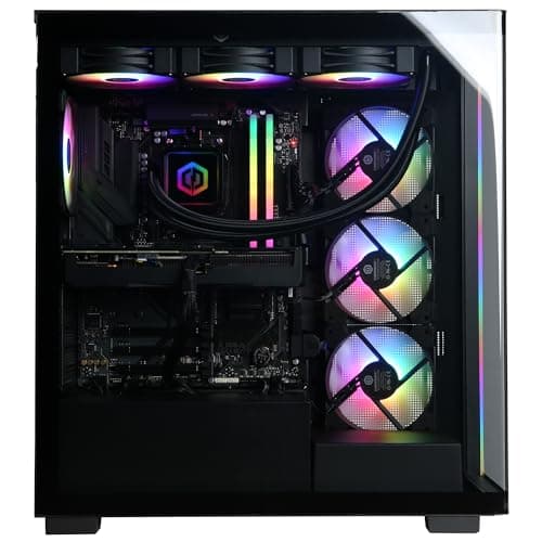 CyberPowerPC Gamer Supreme Gaming PC, AMD Ryzen 9 9900X 4.4GHz, GeForce RTX 5060 Ti 16GB, 32GB DDR5, 2TB PCIe 4.0 SSD, WiFi Ready & Windows 11 Home (SLCAI24000A)