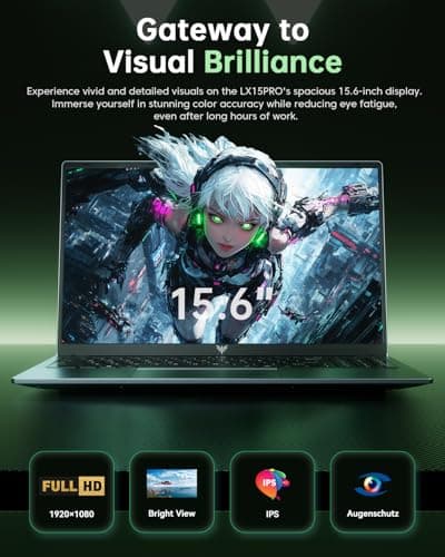 2025 Laptop Computers with AMD Ryzen7, 8-core Processor (Up to 4.3GHZ) with AMD Radeon Graphics,16GB DDR4 RAM 512GB SSD,WiFi 6, Windows 11,15.6 inch IPS Display,4800mAh Battery,Type-C,Micro SD