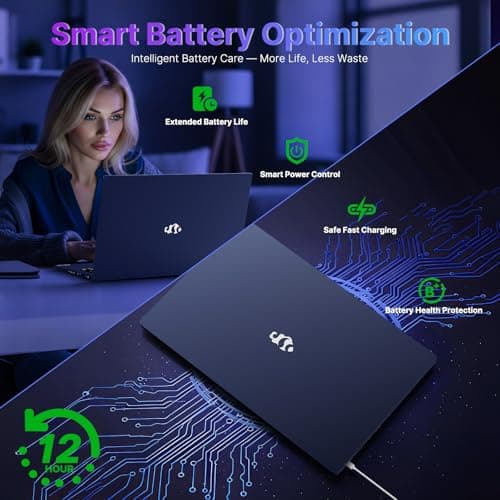 NIMO 17.3 Gaming-Laptop Ryzen 9 8945HS (>i9-13900H) 16GB RAM, 1TB SSD, Radeon 780M, PD 100W USB-C 4.0 AI-Enhanced for Copilot VR Ready, Backlit KB Fingerprint Unlock, Gaming Student Office Business