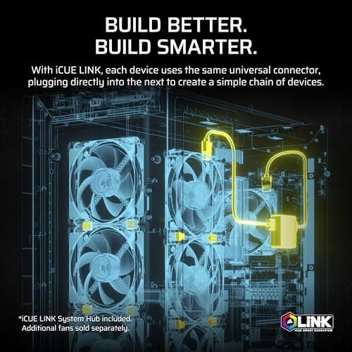 CORSAIR iCUE Link Titan 360 RX RGB Liquid CPU Cooler – 360mm AIO – Low-Noise – FlowDrive Cooling Engine – Intel LGA 1851/1700, AMD AM5/AM4 – 3X RX120 RGB Fans – iCUE Link System Hub Included – Black