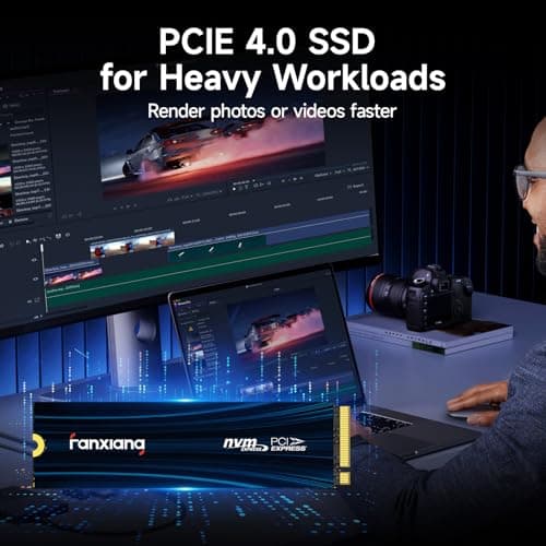 2TB NVMe SSD PCIe Gen 4 Gaming SSD for PS5, Up to 7100MB/s M.2 2280 SSD Compatible with PS5 Storage Expansion, Internal Solid State Drive for Gamers, Professionals, Creators S880E