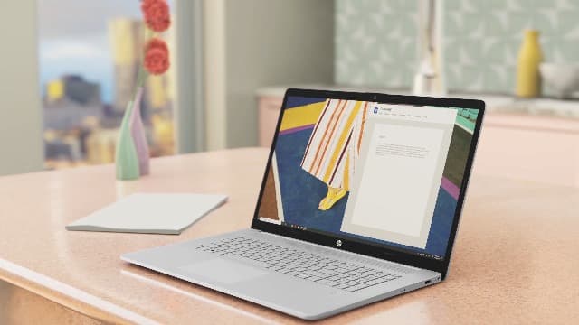 HP 17.3 inch Laptop, FHD Display, AMD Ryzen 5 7520U, 16 GB RAM, 512 GB SSD, AMD Radeon Graphics, Windows 11 Home, 17-cp2099nr (2024)