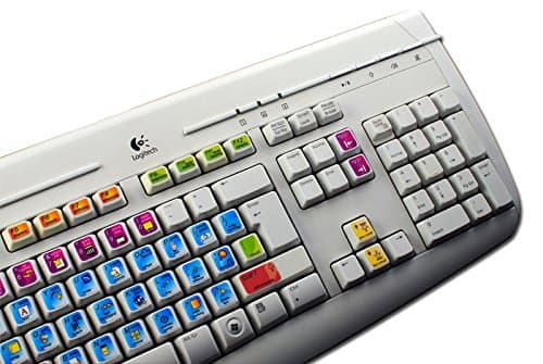 NEW AUTODESK AUTOCAD KEYBOARD DECALS FOR DESKTOP, LAPTOP AND NOTEBOOK