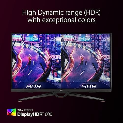 ASUS ROG Swift 38” 4K HDMI 2.1 HDR DSC Gaming Monitor (PG38UQ) - UHD (3840 x 2160), 144Hz, 1ms, Fast IPS, G-SYNC Compatible, Speakers, FreeSync Premium Pro, DisplayPort, DisplayHDR600, 98% DCI-P3