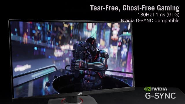 ASUS ROG Strix 27” QHD (2560x1440) HDR400 USB-C Gaming Monitor (XG27ACS), 180Hz,1ms, Fast IPS, 133% sRGB, Extreme Low Motion Blur Sync, G-Sync Compatible, DisplayWidget, Tripod Socket, 3 Year Warranty