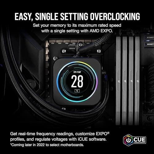 Corsair VENGEANCE DDR5 64GB (2x32GB) DDR5 6000MHz CL30 AMD EXPO Intel XMP iCUE Compatible Computer Memory – Gray (CMK64GX5M2B6000Z30)