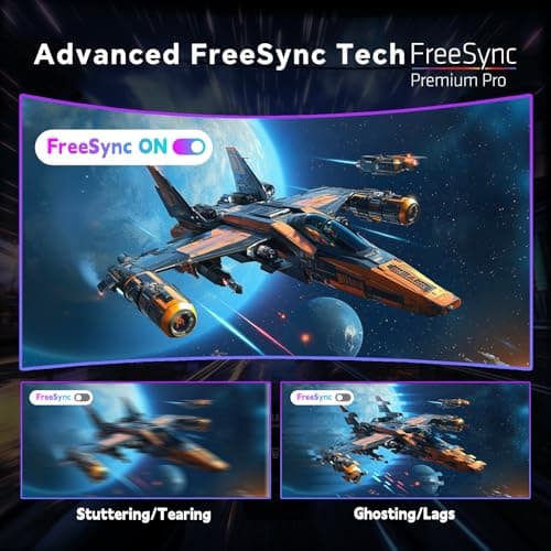 27 Inch Gaming Monitor 180Hz, Full HD 1920x1080 Fast IPS Computer Monitor, DP 1.4 & HDMI 2.1 Ports 1Ms FreeSync Frameless PC Gamer Monitor, HDR, VESA Mount, H27F22