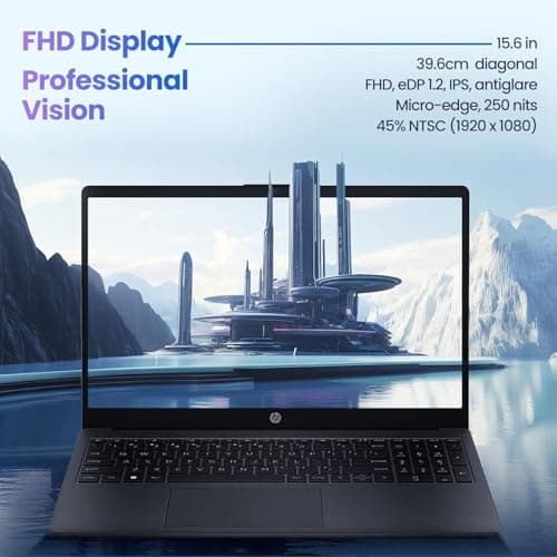 HP 255 G10 Laptop for Home or Work, 32GB RAM, 1TB SSD, 15.6" Full HD, Ryzen 3 7330U (Beat Intel i5-1135G7), HDMI, USB-C, Windows 11 Pro, Business and Fun Ready