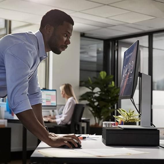 HP ProDesk G9 SFF Desktop Computer| 13th Core i3 CPU| Dual 4K Display Support| 32GB RAM, 1TB SSD| WiFi| Bluetooth| HDMI, USB, RJ-45| Windows 11 Pro| Wired Keyboard & Mouse| Business & Personal Use