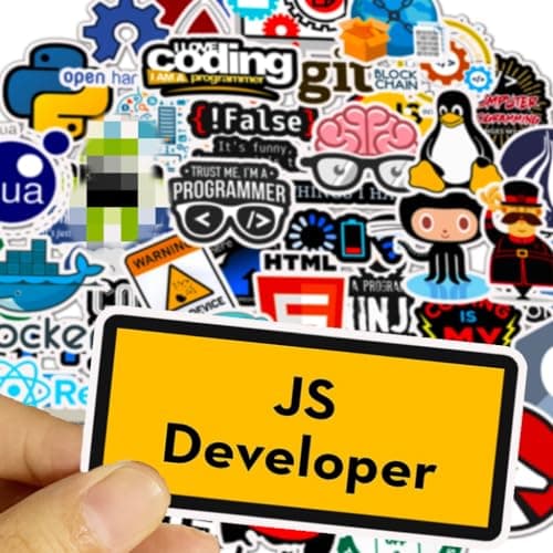 Tuqiso Programming Stickers for Developers, Coders, Programmers, Hackers, Geeks, and Engineers,Developper Stickers for Laptop (50 pcs)