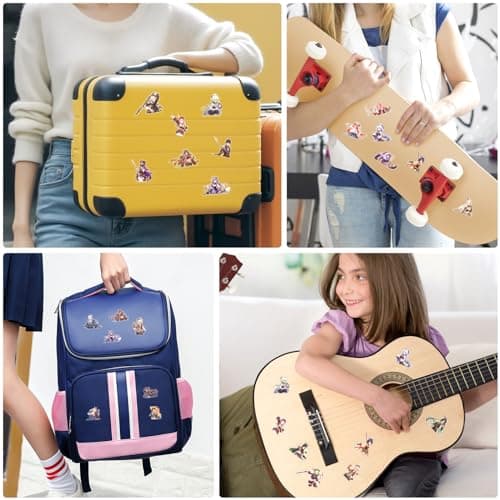 TaiCy Character Stickers, Waterproof Sun-Proof Anime Game Sticker Pack for Phone,Laptop,Bottles,Skateboard (Genshin Stickers-1)