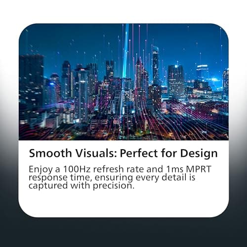 Philips 27E1N1300A 27" IPS FHD (1920 x 1080) Monitor,100Hz 1ms, USB-C, Built-in Speakers, LowBlue Mode, Flicker-Free, VESA, 4Yr Advance Replacement Warranty