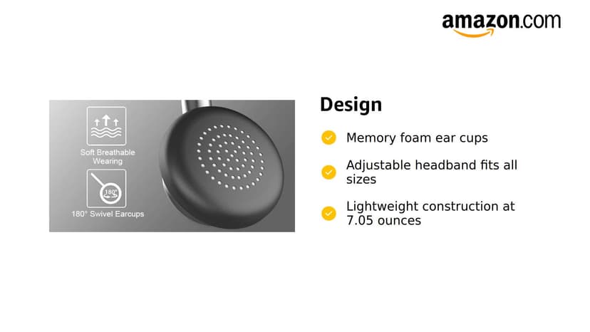 Headset with Mic, USB Headset with Microphone, Computer Headset with Noise Cancelling Microphone for Laptop PC, Mute in-line Controls