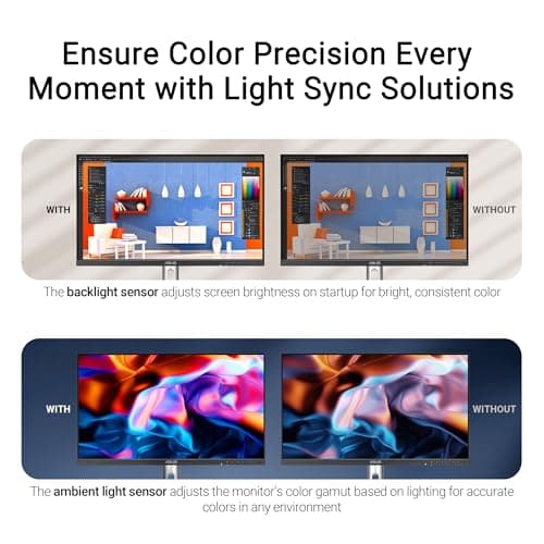 ASUS ProArt Display 27” 5K HDR Professional Monitor (PA27JCV) - 5K (5120 x 2880), IPS, 99% DCI-P3, 100% sRGB, ΔE < 2, USB-C PD 96W, Calman Verified, Color Accurate, Auto KVM, LuxPixel, 3 yr Warranty
