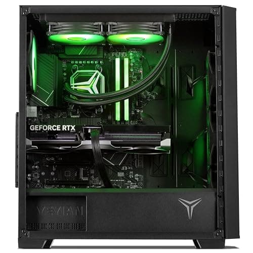 YEYIAN Phoenix Mesh AI Gaming Desktop - AMD Ryzen 7 9800X3D 5.2GHz | RTX 5080 16GB GDDR7 | 32GB DDR5 RGB 6000MHz| 2TB NVMe Gen4 SSD | B650 Motherboard | 240mm AIO | 1000W PSU | Win 11 Home VR Ready