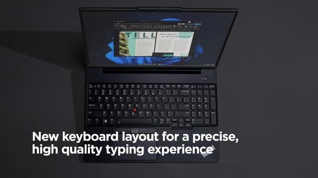 Lenovo ThinkPad E16 Business Laptop (16" FHD+ Touchscreen, Intel 13th Gen 10-Core i7-1355U, 40GB RAM, 1TB SSD) Backlit, Fingerprint, FHD Webcam, Ethernet, Thunderbolt 4, Win 11 Pro w/ AI Copilot