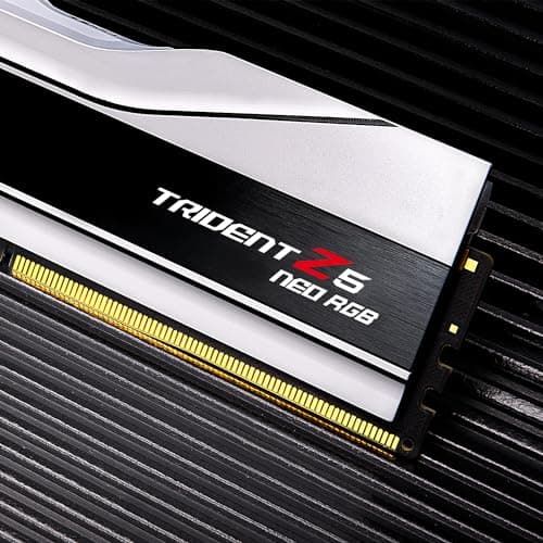 G.SKILL Trident Z5 Neo RGB Series (AMD Expo) DDR5 RAM 32GB (2x16GB) 6000MT/s CL30-36-36-96 1.35V Desktop Computer Memory UDIMM - Matte White (F5-6000J3036F16GX2-TZ5NRW)