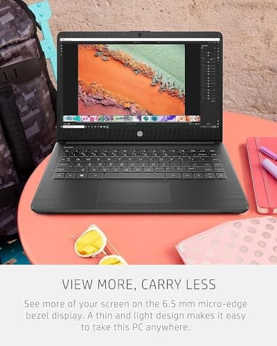 HP 14 Ultrabook • Intel 4-Core CPU • Back to School Limited Edition with Microsoft 365 • 32GB RAM • 1.6TB Storage (128GB OnBoard withHP 512GB P500 Portable SSD + 1TB OneDrive) • Win 11 Pro • Black