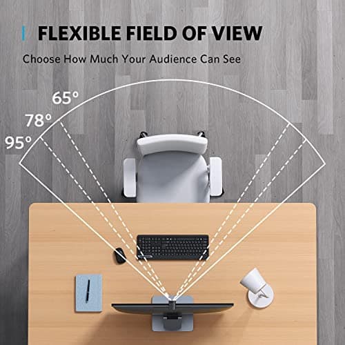 Anker PowerConf C200 2K Wireless Webcam for PC/Laptop/Mac, Computer Camera, Low-Light Correction, AI-Noise Canceling Mics, Adjustable Field of View, Built-in Privacy Cover, Stereo Mics, for Meeting