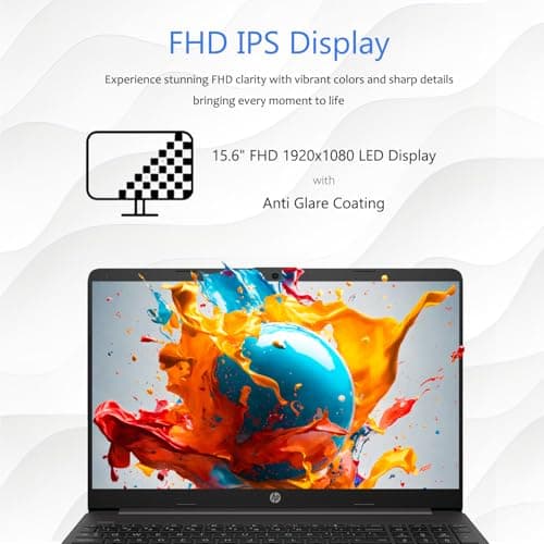 HP 15 Laptop for Home or Work, Windows 11 Pro with Microsoft Office 365, 15.6" FHD LED Display, 16GB RAM, 1TB SSD, Copilot AI-Ready, AMD Powerful Processor, Ethernet Port, SD Card Reader, WOWPC USB