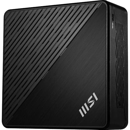 MSI Cubi 5 Mini Desktop (Intel i7-1255U, Intel Iris Xe, 8GB DDR4, 512GB PCIe SSD, Thunderbolt 4, WiFi 6E, Bluetooth 5.3, 65W PSU, 2 RJ-45, 1 Display Port, HDMI, Win 11 Pro) w/DKZ USB Port Expander
