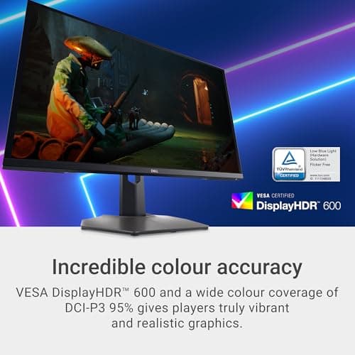 Dell G3223Q Gaming Monitor - 32-Inch 4K Ultra UHD (3840x2160), 144Hz 1Ms Display, AMD FreeSync+NVIDIA G-SYNC Compatible, Height/Swivel/Tilt Adjustability, 3Yr Advanced Exchange - Black