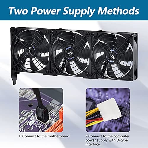 3x90mm 92mm Graphic Card Fans, Graphics Card Cooler, Video Card VGA Cooler, PCI Slot Fan GPU Cooler
