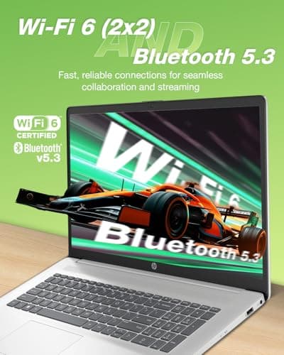 HP Flagship 17 Laptop Computer - 17.3" HD+ Screen, Intel 10-Core i5-1334U, Intel Graphics, 64 GB RAM, 2 TB SSD, Backlit Keyboard, Wi-Fi 6, Windows 11 Pro + Free MS Office for Study and Business Work
