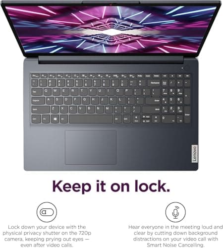 Lenovo IdeaPad (15.6" FHD Anti-Glare, Intel Core i5-1235U (> i7-1165G7), 16GB RAM, 1TB SSD), Laptop for Home, Student, Business, Webcam w/ Shutter, 10-Hour Long Battery Life, Win 11 Home in S Mode