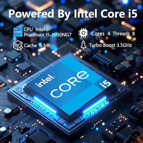 Gaming Laptop Computer - FHD 1920x1200 IPS 16:10 Screen, Core i5(Up to 3.5GHz) Quad-Core, 12GB RAM/512GB SSD, Aluminum Body, WiFi + USB 3.2/HDMI/Type-C, Slim Laptop