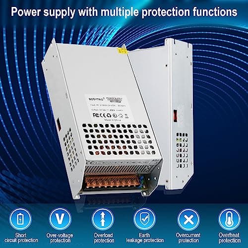 DC 48V 20.8A 1000W Switching Power Supply SMPS AC 110V / 220V-DC 48V Transformer Adapter, for LED Strip Light, CCTV Camera Security System,Computer Project of Industrial Power Supplies