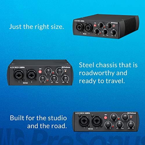 PreSonus AudioBox USB 96 Studio Ultimate Bundle - 25th Anniversary Edition with Studio One Pro Software