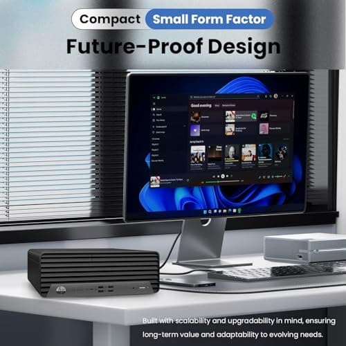HP Elite 600 Small Form Factor Business Desktop, 13th Gen Intel 14-Core i5-13500, 32GB DDR5 RAM, 1TB SSD, Type-C, HDMI, DP, Wi-Fi, Wired KB & Mouse, Win11 Pro, Bundle with ADATA 64GB USB Flash Drive