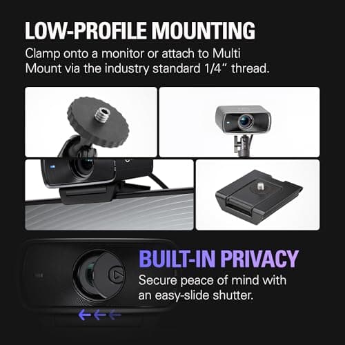 Elgato Facecam MK.2 – Premium Full HD Webcam for Streaming, Gaming, Video Calls, Recording, HDR Enabled, Sony Sensor, PTZ Control – works with OBS, Zoom, Teams, and more, for PC/Mac