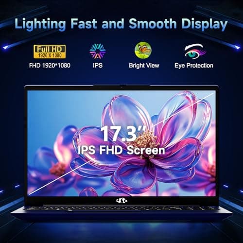 NIMO 17.3" IPS FHD-Gaming-Laptop, 8 Cores AMD Ryzen 7 6800H 32GB DDR5 RAM 1TB SSD (Beat Intel i7-12700H, Up to 4.7GHz) AMD Radeon 680M GPU-Computer with 100W Type-C Backlit Keyboard, Fingerprint