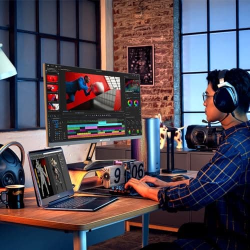 SANSUI Monitor 24 inch 100Hz USB Type-C Computer Monitor丨FHD 1080P PC Monitor丨HDMI丨FreeSync丨HDR丨Earphone Jack丨 Ergonomic Tilt for Home and Office