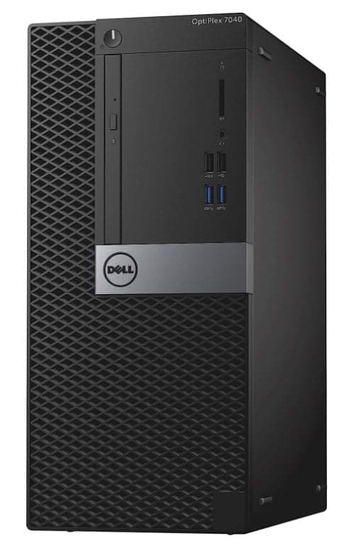 Dell Optiplex 7040 Tower Desktop Computer | Quad Core Intel i7 (3.4) 32GB DDR4 RAM 500GB PCIe M.2 NVMe + 2TB HDD| Windows 10 Professional New 22in LCD Monitor Home or Office PC (Renewed), Black