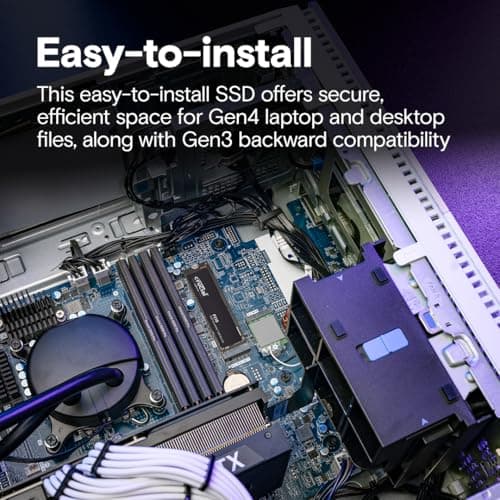 Crucial P310 4TB PCIe Gen4 2280 NVMe M.2 SSD Up to 7,100MB/s – with Acronis Offer, Internal Solid State Drive (PC) – CT4000P310SSD801