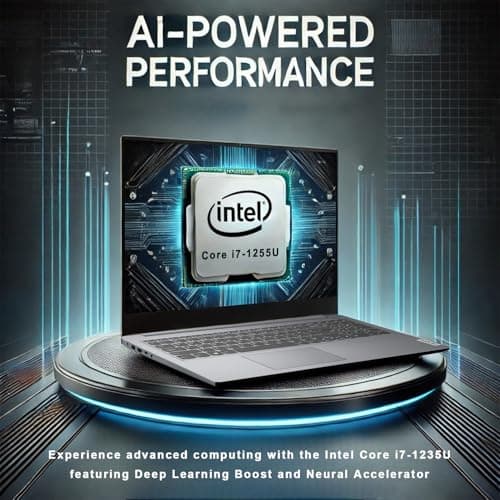 Lenovo IdeaPad 15.6 FHD Laptop w/Microsoft Office Lifetime License, AI-Powered Intel Core i7, Long Battery Life, Backlit KB, Fingerprint Reader, w/WOWPC Bundle, Win 11 (16GB RAM | 1TB PCIe SSD)