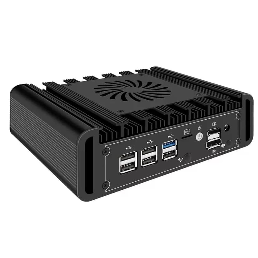 Mini PC N150 Firewall Hardware Intel 82599ES 2 x 10GbE SFP+, 3 x i226V 2.5GbE LAN OPNsense Appliance,AES-NI, 2HD, SIM Card Slot, M.2 WiFi Slot,NO RAM NO SSD