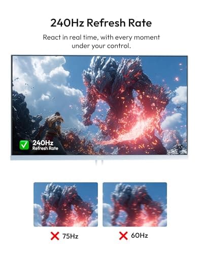 Pixio PX279 Wave Blue 27 inch 240Hz Refresh Rate FHD 1080p Resolution Fast IPS Panel 1ms GTG Resonse Time Gaming Monitor with Adaptive Sync