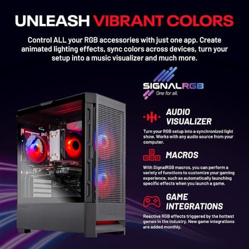 Skytech Blaze4 Mini Gaming PC Desktop, Ryzen 5 5600 3.5 Ghz (4.4GHz Turbo Boost), NVIDIA RTX 4060 8GB GDDR6X, 1TB SSD, 16GB DDR4 RAM 3200, 650W Gold PSU, Wi-Fi, Win 11 Home