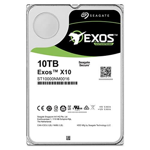 Seagate Enterprise Capacity 3.5 HDD 10TB (Helium) 7200RPM SATA 6Gb/s 256 MB Cache Internal Bare Drive (ST10000NM0016) (Renewed)