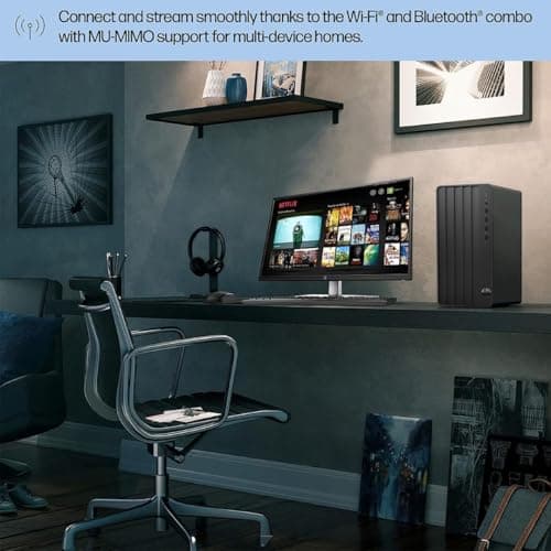 HP Pro Tower 290 G9 Business Desktop, 12th Gen Intel 4-Core Processor (Beats Core i7-9700), 16GB RAM, 256GB PCIe SSD + 1TB HDD, 2-Monitor Support 4K, DVD-RW, HDMI, VGA, Wi-Fi, Windows 11 Pro, Black