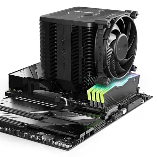 be quiet! Dark Rock Pro 5 Quiet Cooling CPU Cooler | Immensely High Airflow | 7 high-Performance Copper Heat Pipes | Speed Switch | Thermal Grease | BK036