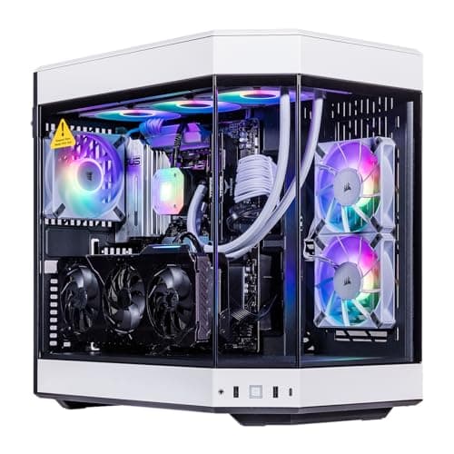 Velztorm Praetix 3D Prebuilt PC - Beats 4090 (AMD Ryzen 7 9800X3D, GeForce RTX 5080, 32GB DDR5, 2TB PCIe SSD, RGB Fans, 360mm AIO, 1000W PSU, WiFi 7, Bluetooth 5.4, RJ-45, HDMI, Win 11 Pro)