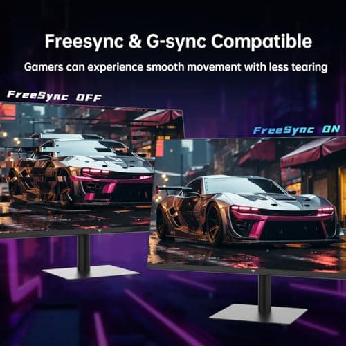 32 Inch 2K Monitor, 1440P IPS Computer Monitor, 100Hz Frameless QHD PC Monitor for Office & Gaming, Eye Care, G-Sync/FreeSync, 109% sRGB, HDR, HDMI/DP, Tilt Adjustable, VESA Mountable, H32T13