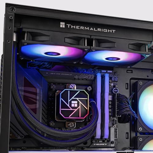 Thermalright Aqua Elite 240 V3 Water Cooling CPU Cooler, Double PWM ARGB Fans with S-FDB Bearings,Efficient PWM Controlled Pump,for AMD/AM4/AM5, Intel LGA1150/1151/1200/2011/1700, (AE240 V3)