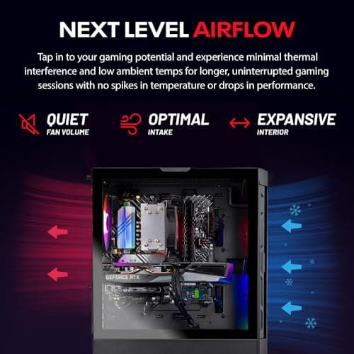Skytech Blaze4 Mini Gaming PC Desktop, Ryzen 5 5600 3.5 Ghz (4.4GHz Turbo Boost), NVIDIA RTX 4060 8GB GDDR6X, 1TB SSD, 16GB DDR4 RAM 3200, 650W Gold PSU, Wi-Fi, Win 11 Home